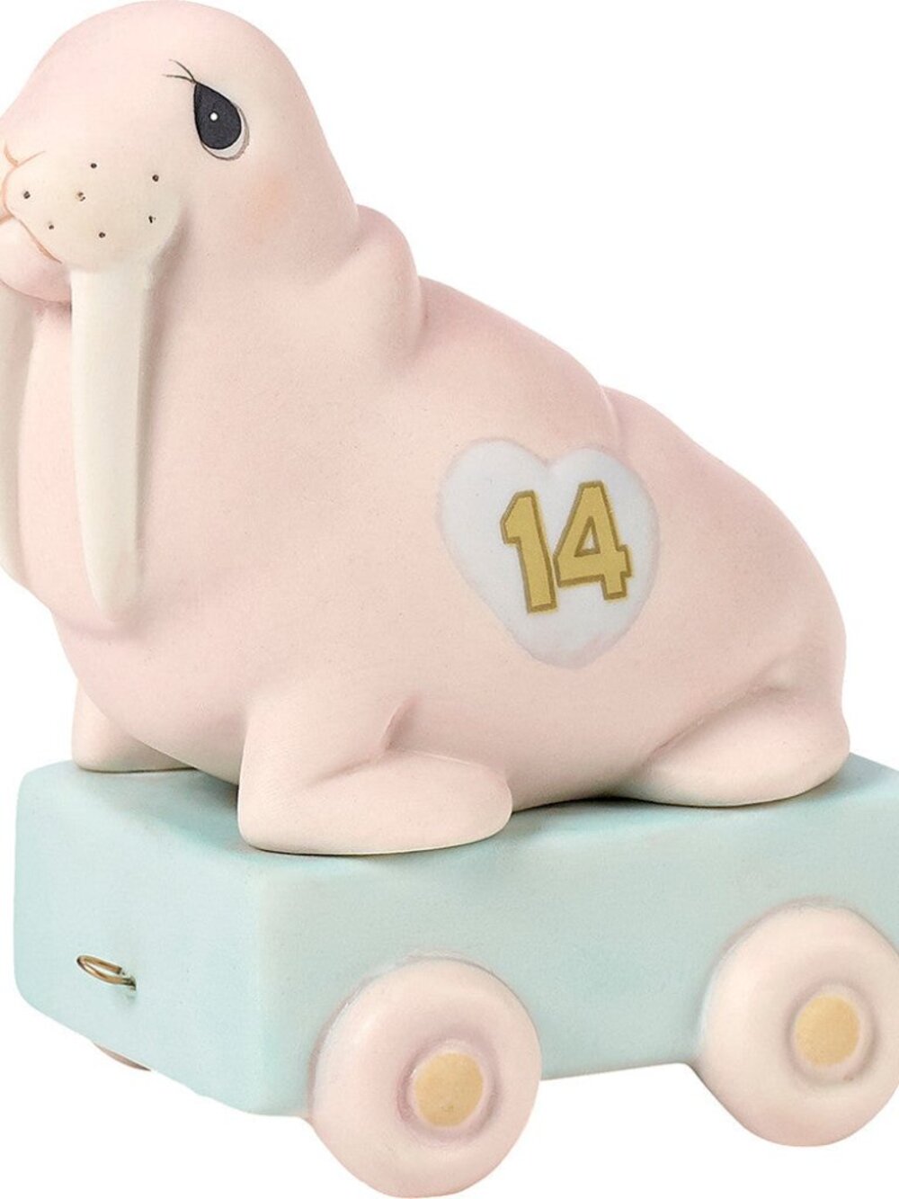 Rare vintage Precious moments birthday circus train. Walrus